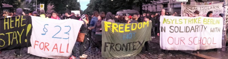 Declaration of Solidarity: KOP demands the application of § 23! / KOP solidarisiert sich mit den Geflüchteten in der Gerhart-Hauptmann Schule: § 23 anwenden!