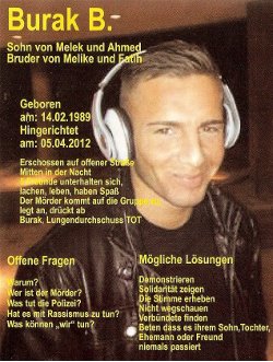 Initiative für die Aufklärung des Mordes an Burak B. – Essay zum 4. Podcast zur unaufgeklärten Ermordung von Burak B.